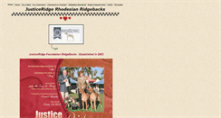 Desktop Screenshot of justiceridge.com